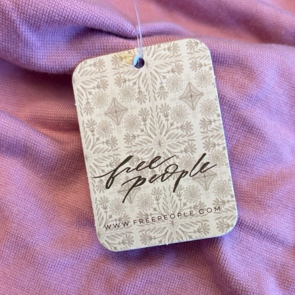 NEW! Free People XS Good Feels Lavender Cowl Neck Halter Backless Mini Dress - Picture 12 of 14